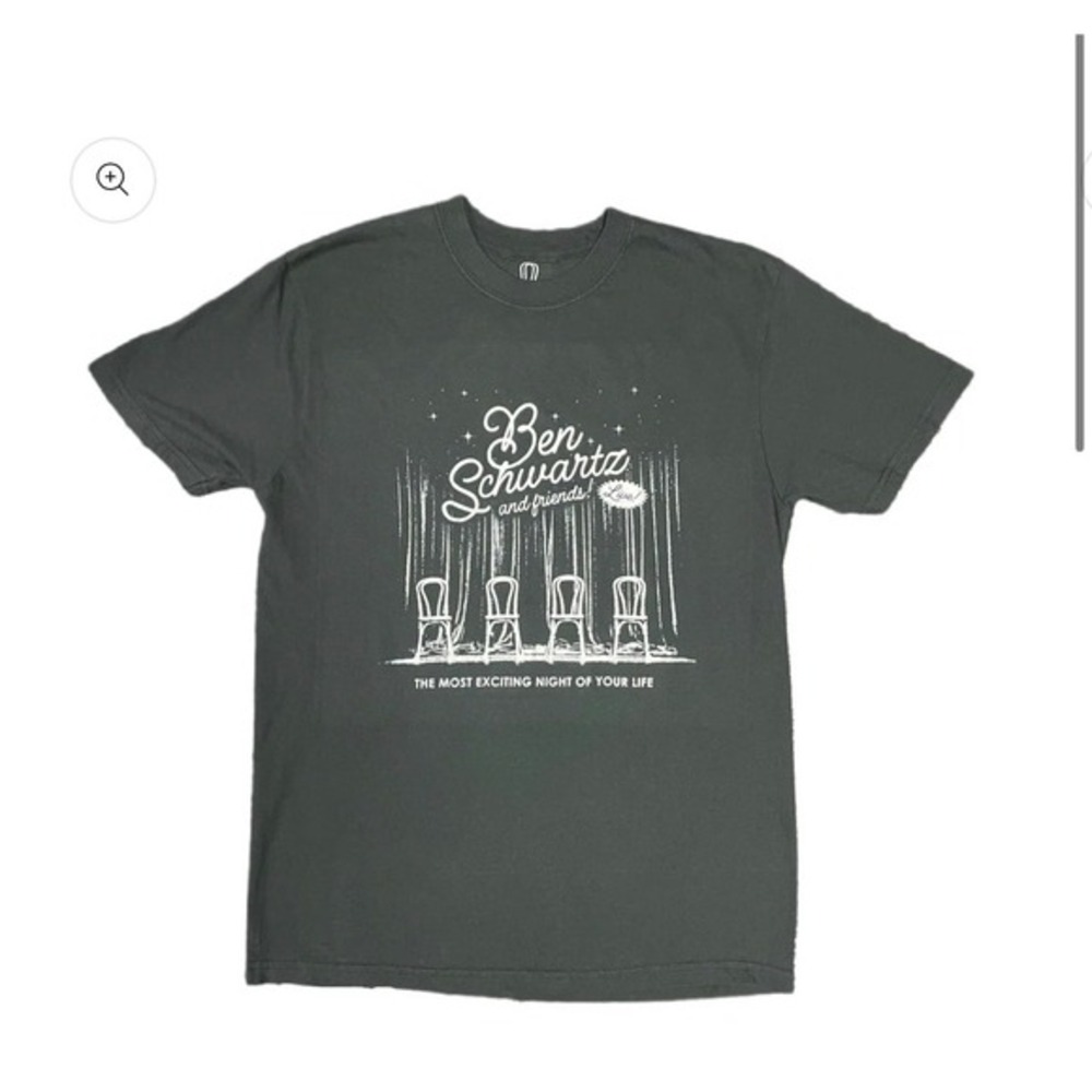 Ben Schwartz‎ & Friends Tour T-Shirt – Black – Size Medium – NWOT